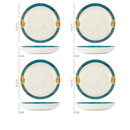 Dinner Plates Ceramic Steak Plate Web Porcelain