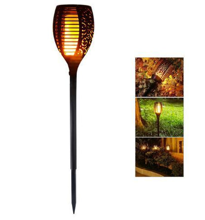 Solar Flame Flickering LED Torch Light