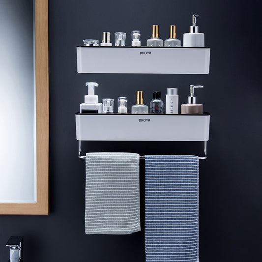 Perforated Ceramic Bathroom Shelves