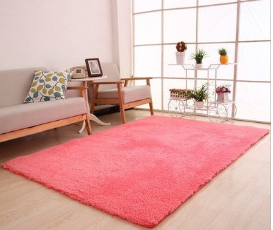 Soft White Living Room Rug