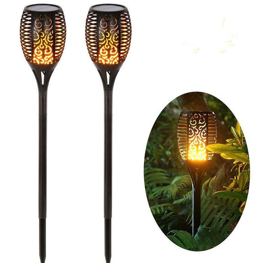 Solar Flame Flickering LED Torch Light