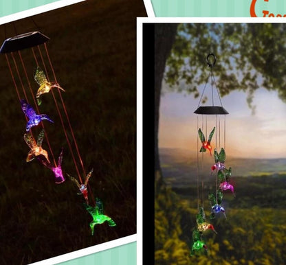 Solar light bell light color led light garden light garden light