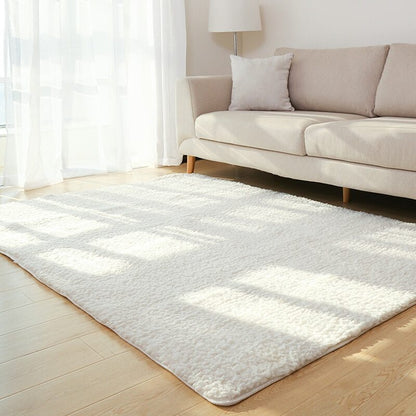 Soft White Living Room Rug