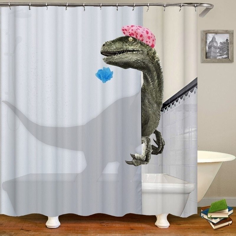 Mildew-Proof Polyester Bathroom Shower Curtain