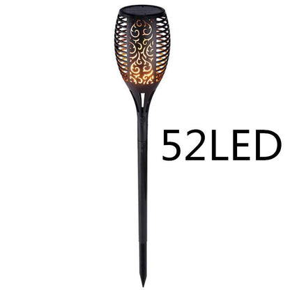 Solar Flame Flickering LED Torch Light