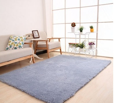 Soft White Living Room Rug