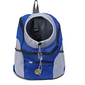 Outdoor Pet Dog Carrier Bag Portable Travel Backpack  Front Bag Double Shoulder Mesh Backpack Head Carrying Bags For Cat