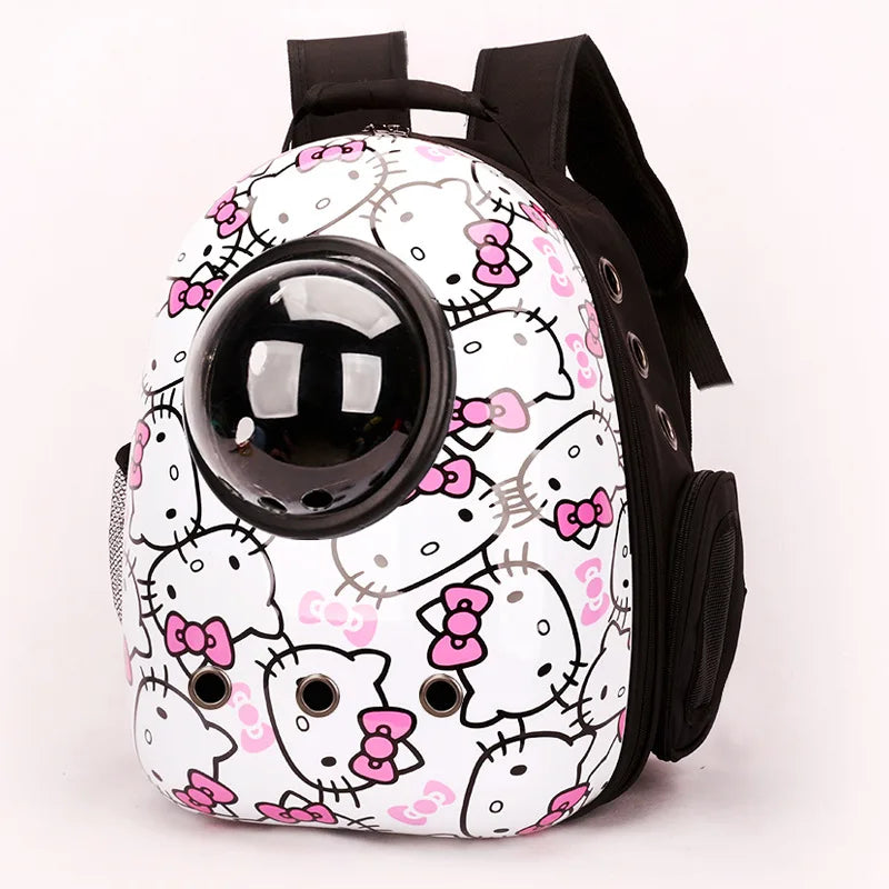 Cat Backpack Astronaut Window Bubble Carrying Pet Carrier Travel Bag Breathable Space Capsule Transparent Bags Dog