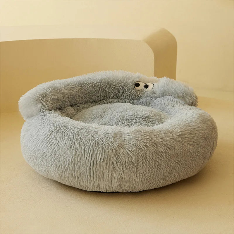 Super Cat Bed Warm Sleeping Cat Nest Soft Long Plush Best Pet Dog Bed for Dogs Basket Cushion Cat Bed Cat Mat Animals Sleeping