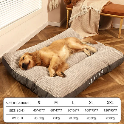 HOOPET Warm Dogs Sleeping Bed Soft Fleece Pet Blanket Detachable Cat Puppy Mat Cushion for Small Medium Large Dogs Pet Supplies