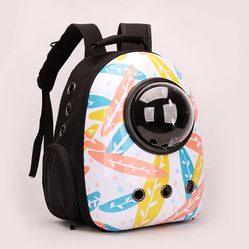 Cat Backpack Astronaut Window Bubble Carrying Pet Carrier Travel Bag Breathable Space Capsule Transparent Bags Dog