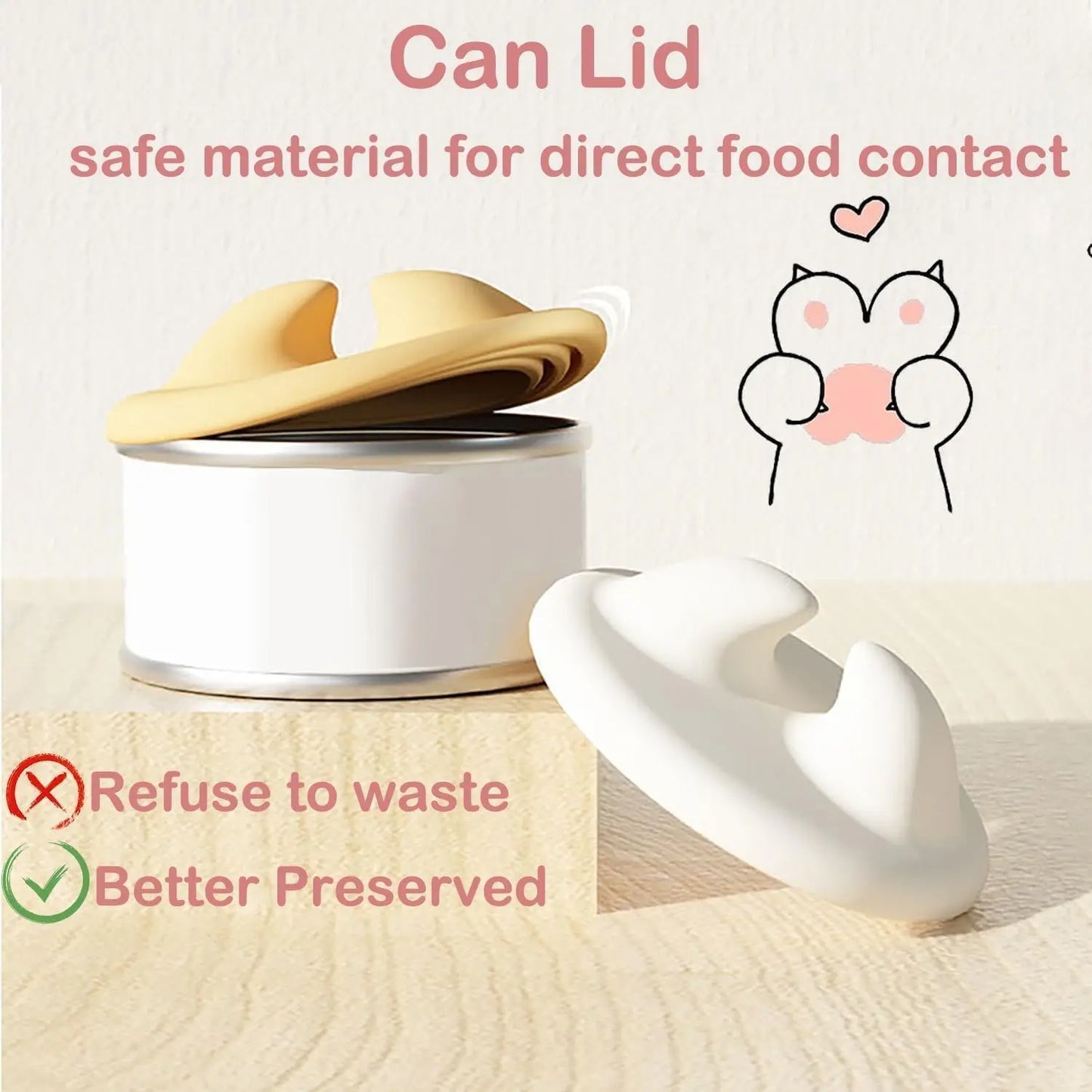 Pet Spoon Multifunctional Can Opener Wet Food Feeding Spoon Silicone Pet Can Sealing Lid Food Storage Cat Dog Accessories