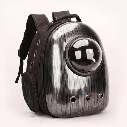 Cat Backpack Astronaut Window Bubble Carrying Pet Carrier Travel Bag Breathable Space Capsule Transparent Bags Dog