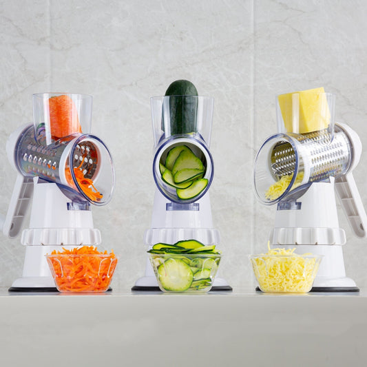 3-in-1 Vegetable Slicer – Manual Grater