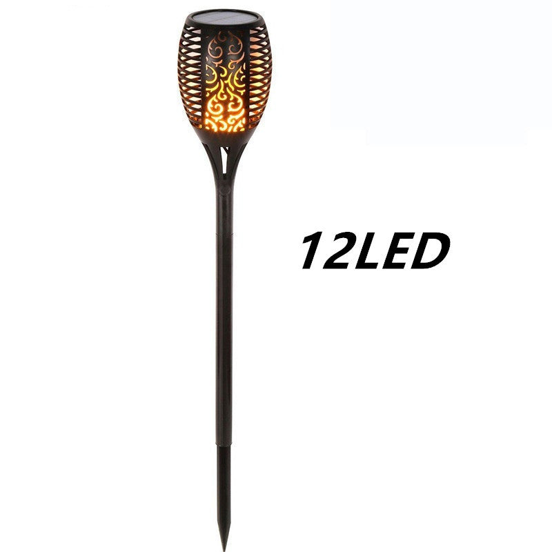 Solar Flame Flickering LED Torch Light