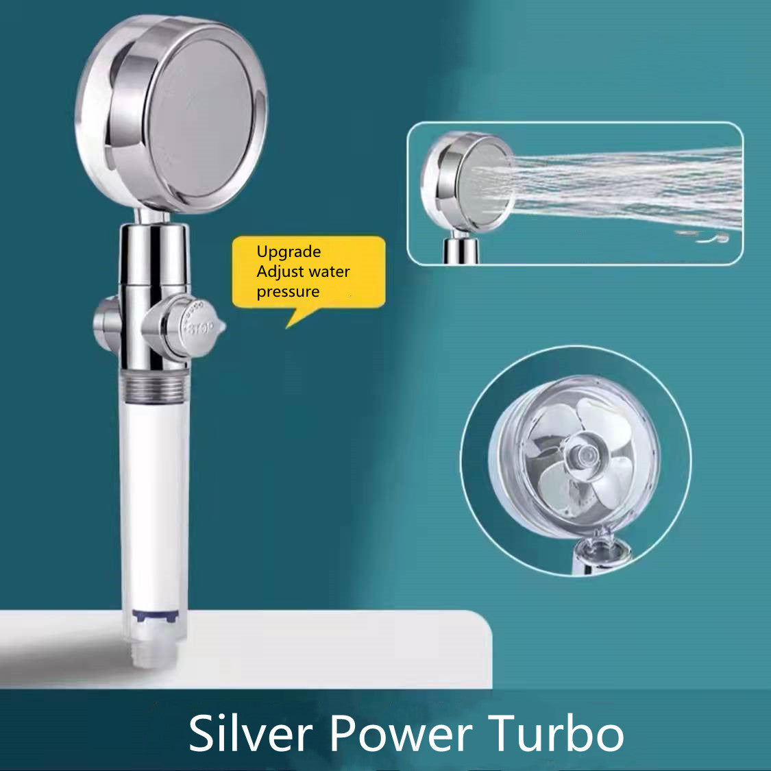 360-Degree Rotating Water Saving Shower Head